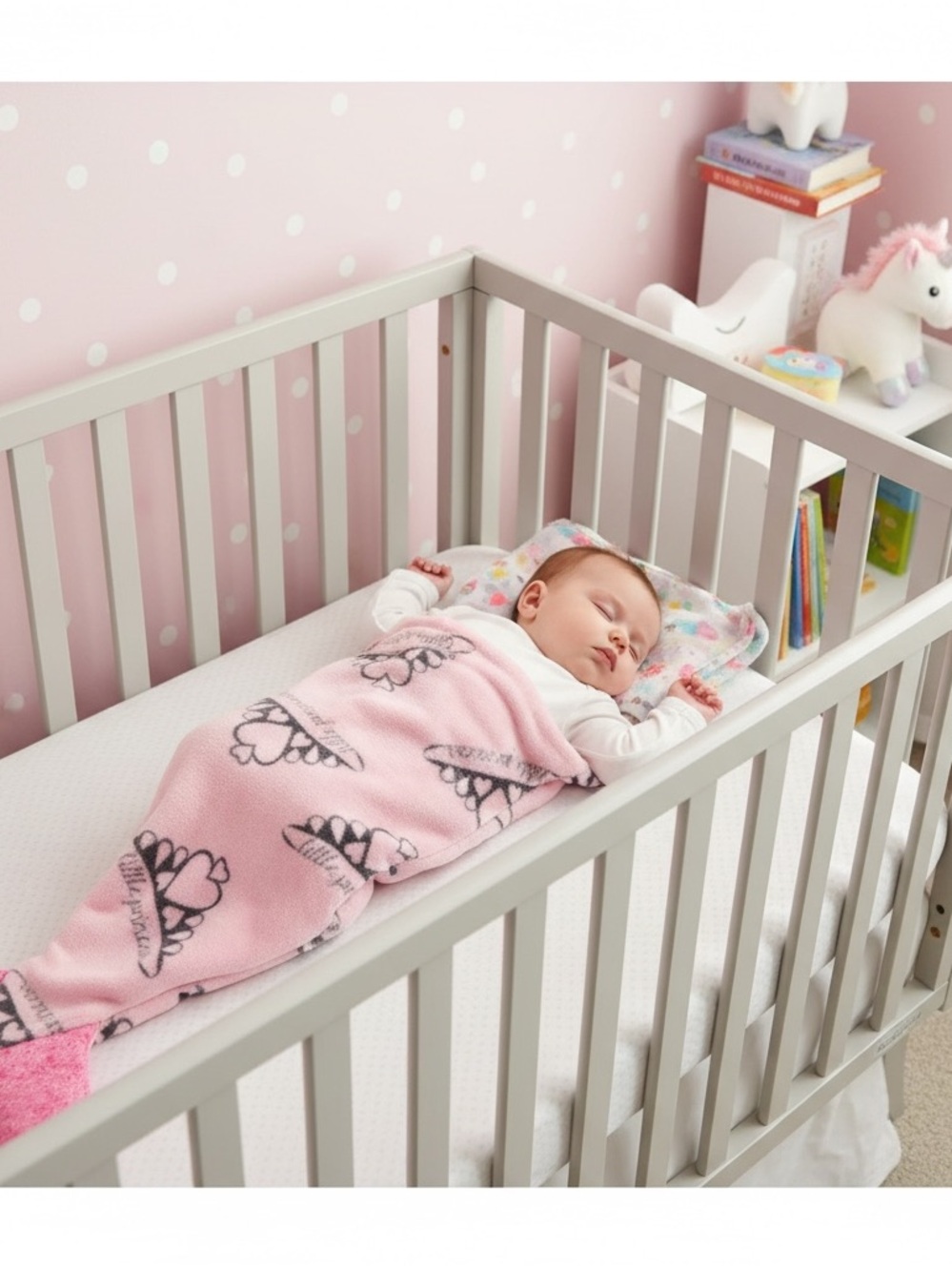 💖Handmade Infant Mermaid Tail Blanket